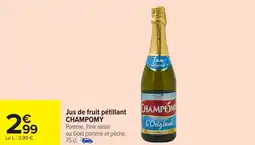 Carrefour Market Jus de fruit pétillant champomy offre
