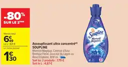 Carrefour Market Assouplissant ultra concentré soupline offre