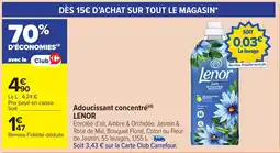 Carrefour Market Adoucissant concentré lenor offre