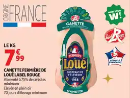 Auchan Supermarché Canette fermière de loué label rouge offre