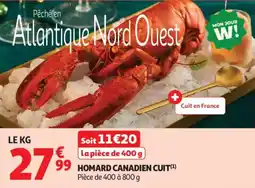 Auchan Supermarché Homard canadien cuit offre