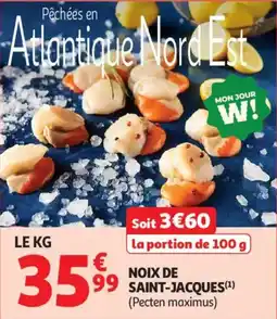 Auchan Supermarché Noix de aint-jacques offre