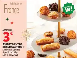 Auchan Supermarché Assortiment de biscuits astruc offre