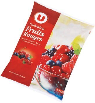 U Express COCKTAIL DE FRUITS ROUGES SURGÉLES offre
