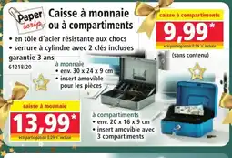 Norma PAPER SCRIP Caisse à monnaie ou à compartiments offre