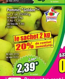 Norma Pomms Golden offre