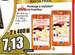 Norma LECKERROM Fromage à raclette en tranches offre