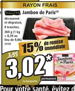 Norma Jambon de Paris offre