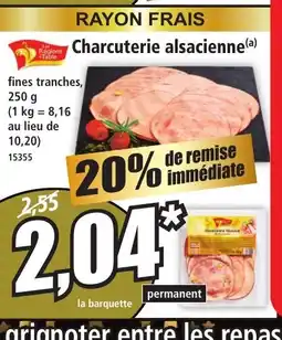 Norma Charcuterie alsacienne offre