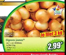 Norma Oignons jaunes offre