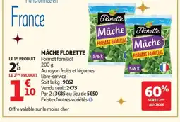 Auchan FLORETTE Mâche offre