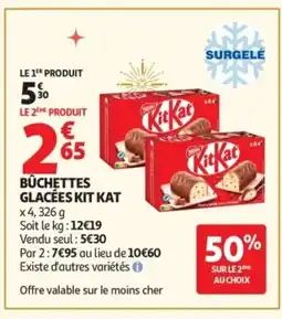 Auchan KIT KAT Bûchettes glacées offre