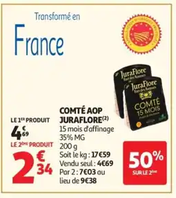 Auchan JURAFLORE Comté aop offre