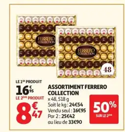 Auchan FERRERO COLLECTION Assortiment offre