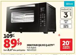 Auchan QILIVE Mini four Q.6279 offre