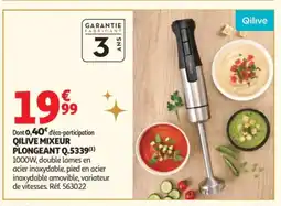Auchan QILIVE Mixeur plongeant Q.5339 offre
