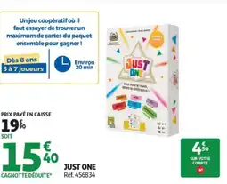Auchan Just one offre