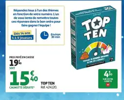 Auchan Top ten offre