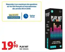 Auchan Play hit offre