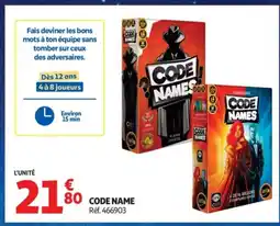 Auchan Code name offre