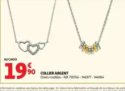Auchan Collier argent offre