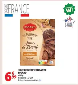 Auchan BIGARD Joue de bœuf fondante offre