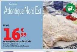 Auchan Morue entière salée séchée offre