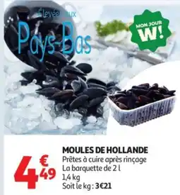 Auchan Moules de hollande offre