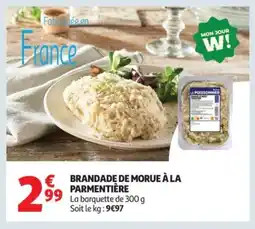 Auchan Brandade de morue à la parmentière offre