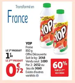 Auchan YOP offre