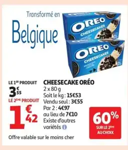 Auchan ORÉO Cheesecake offre