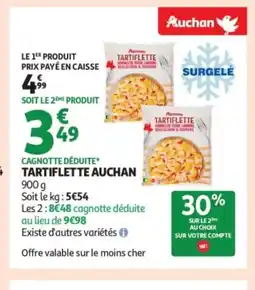 Auchan AUCHAN Tartiflette offre