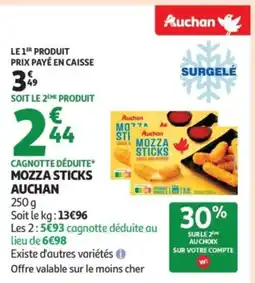 Auchan AUCHAN Mozza sticks offre