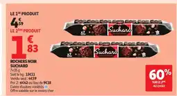 Auchan SUCHARD Rochers noir offre