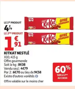 Auchan KITKAT Nestlé offre