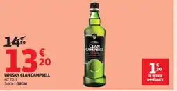 Auchan CLAN CAMPBELL Whisky offre