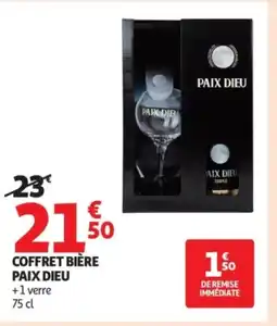Auchan PAIX DIEU Coffret bière offre
