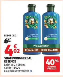 Auchan HERBAL ESSENCE Shampoing offre