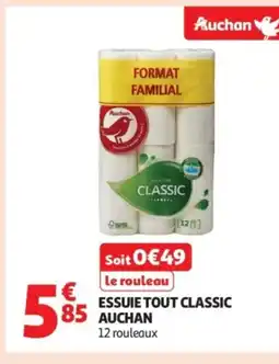 Auchan AUCHAN Essuie tout classic offre