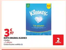 Auchan KLEENEX Boîte original offre