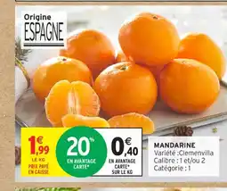 Intermarché Contact Mandarine offre