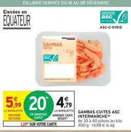 Intermarché Contact INTERMARCHE Gambas cuites asc offre