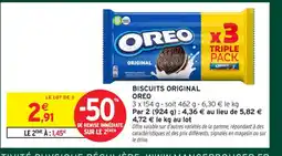 Intermarché Contact OREO Biscuits original offre