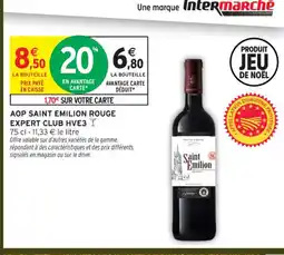 Intermarché Contact Aop saint emilion rouge expert club hve3 offre