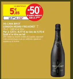 Intermarché Contact FREIXENET Do cava brut cordon negro offre