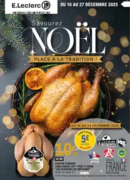 E.Leclerc Chapon fermier label rouge igp prêt à cuire offre