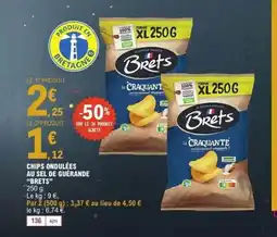 E.Leclerc BRETS Chips ondulées au sel de guérande offre