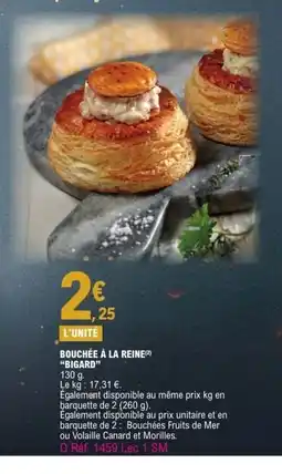 E.Leclerc BIGARD Bouchée à la reine offre