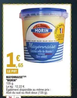E.Leclerc MORIN Mayonnaise offre