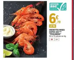 E.Leclerc PESCANOVA Crevettes roses cuites asc offre